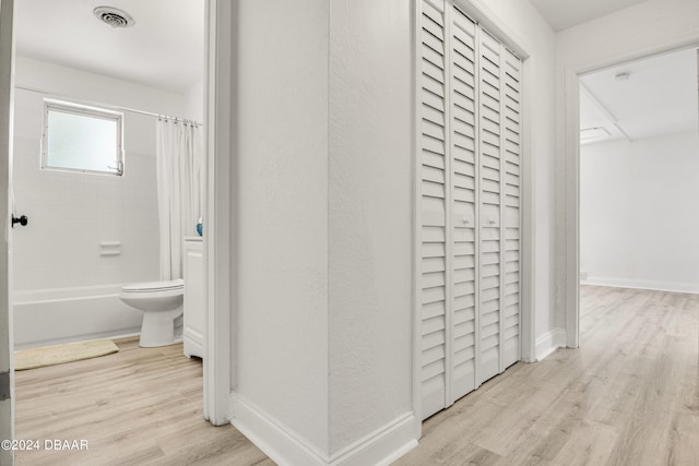 1703 Hill St, Edgewater, FL 32132 - hall with light hardwood / wood-style flooring
