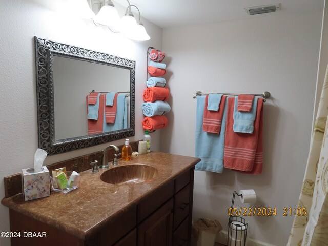 5500 Ocean Shore Blvd Unit 76, Ormond Beach, FL 32176 - bathroom with vanity