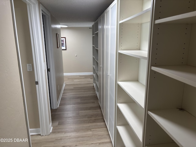 3580 S Ocean Shore Blvd Unit 404, Flagler Beach, FL 32136 - hall featuring light wood-style flooring and baseboards