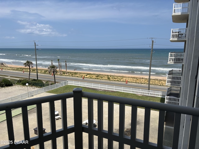 3580 S Ocean Shore Blvd Unit 404, Flagler Beach, FL 32136 - water view featuring local beach