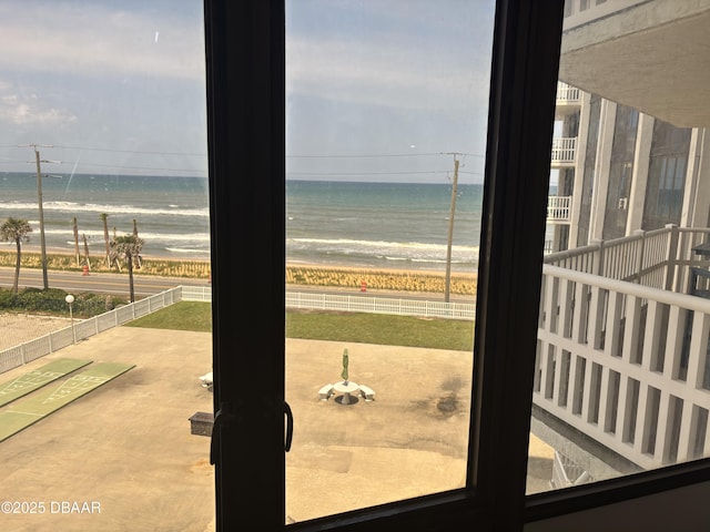 3580 S Ocean Shore Blvd Unit 404, Flagler Beach, FL 32136 - water view with nearby beach