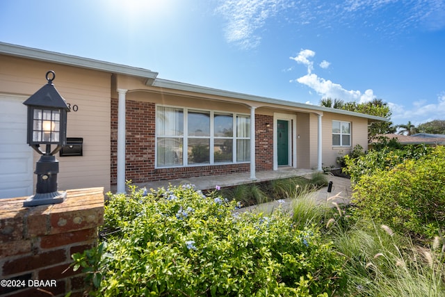 view of ranch-style home