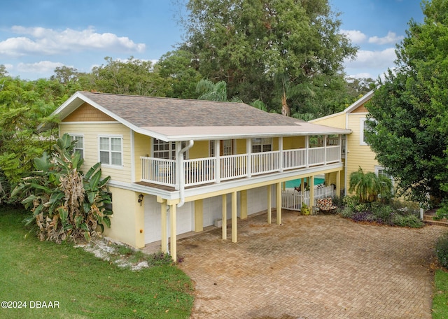 view of rear view of house