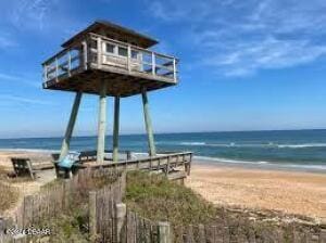 1510 Ocean Shore Blvd Unit 406, Ormond Beach, FL 32176 - water view with nearby beach