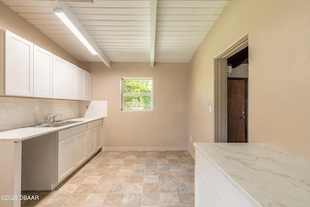 442 Dorothy Ave, Holly Hill, FL 32117 - washroom featuring a sink and stone finish floors