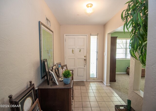 view of tiled entryway