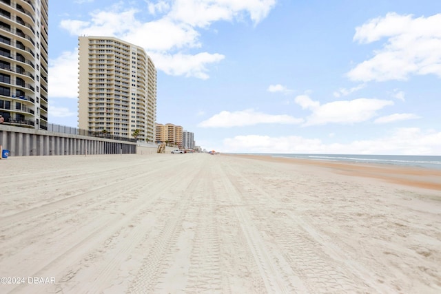 water view featuring a beach view