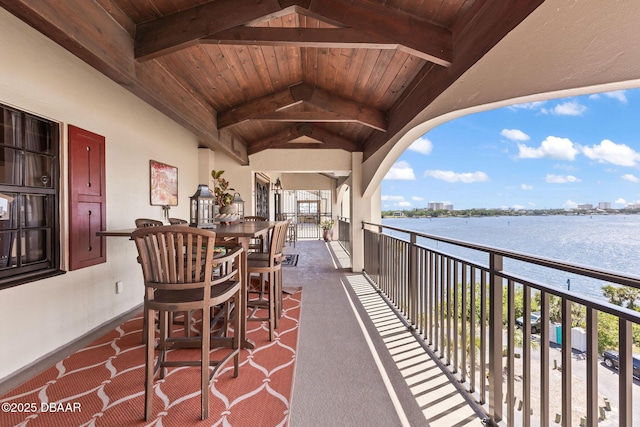 761 Marina Point Dr Unit 7610, Daytona Beach, FL 32114 - view of patio / terrace featuring a balcony