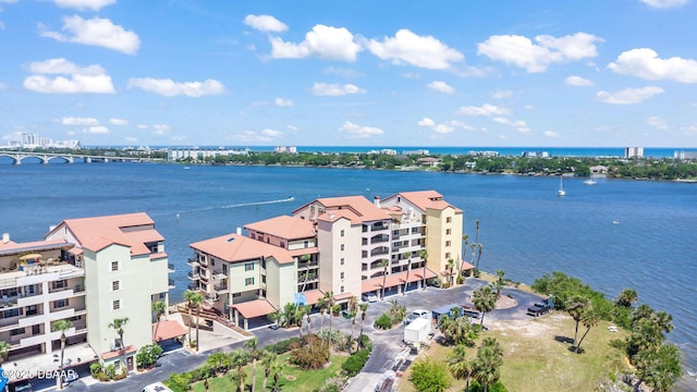 761 Marina Point Dr Unit 7610, Daytona Beach, FL 32114 - bird's eye view featuring a water view