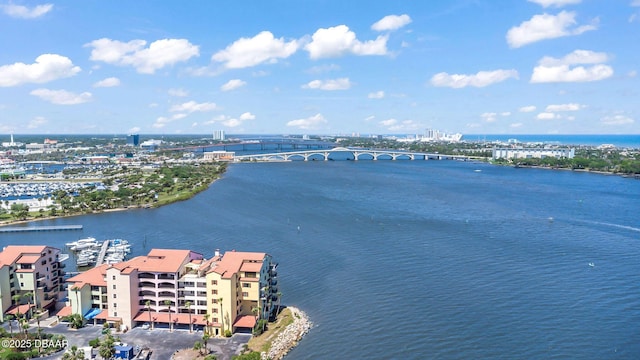 761 Marina Point Dr Unit 7610, Daytona Beach, FL 32114 - birds eye view of property with a water view