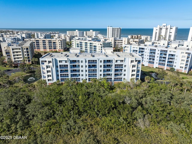 5300 S Atlantic Ave Unit 16-505, New Smyrna Beach, FL 32169 - birds eye view of property featuring a water view