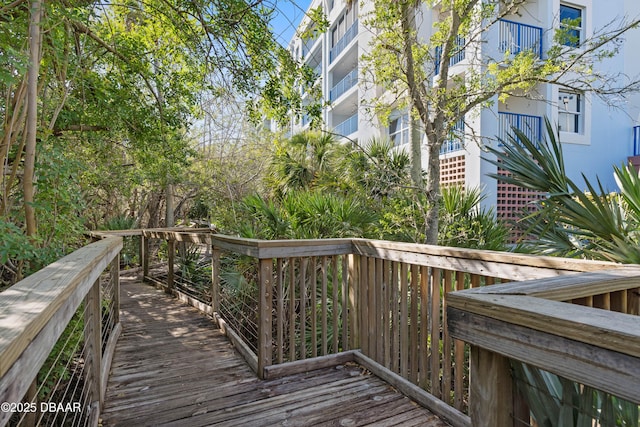 5300 S Atlantic Ave Unit 16-505, New Smyrna Beach, FL 32169 - view of wooden terrace