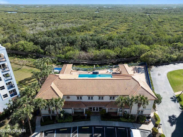5300 S Atlantic Ave Unit 16-505, New Smyrna Beach, FL 32169 - bird's eye view with a view of trees