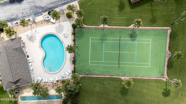 3370 Ocean Shore Blvd Unit 202B, Ormond Beach, FL 32176 - aerial view of a pool