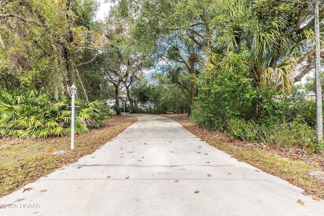 view of road