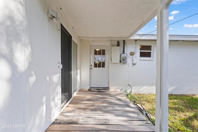 view of entrance to property