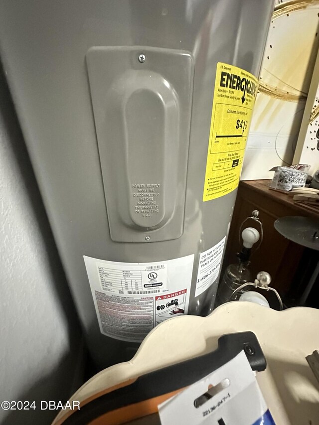 1021 Alabama Ave, Holly Hill, FL 32117 - detailed view of electric water heater