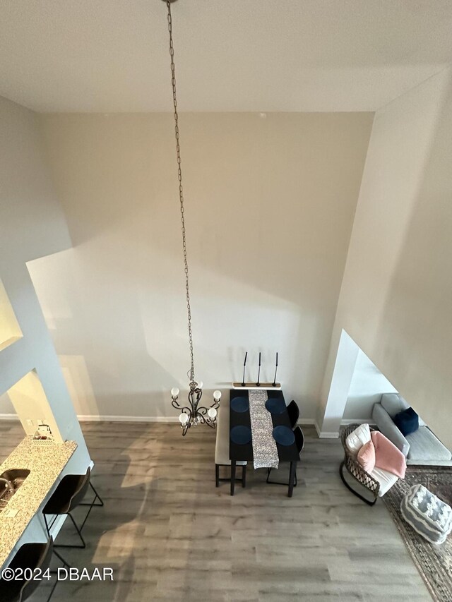 1021 Alabama Ave, Holly Hill, FL 32117 - detailed view of wood finished floors and baseboards