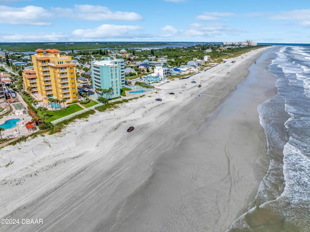 701 N Atlantic Ave Unit 202, New Smyrna Beach, FL 32169 - aerial view of extended coastline and apartment complex / building