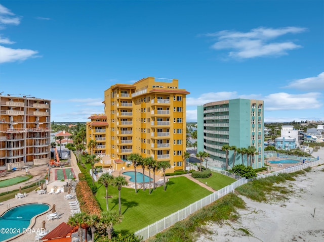 701 N Atlantic Ave Unit 202, New Smyrna Beach, FL 32169 - view of apartment building / complex