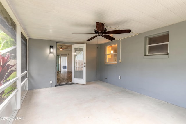 3643 Scott St, Port Orange, FL 32129 - unfurnished sunroom with french doors