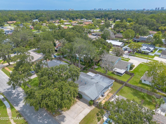 3643 Scott St, Port Orange, FL 32129 - aerial view of property and surrounding area with nearby suburban area