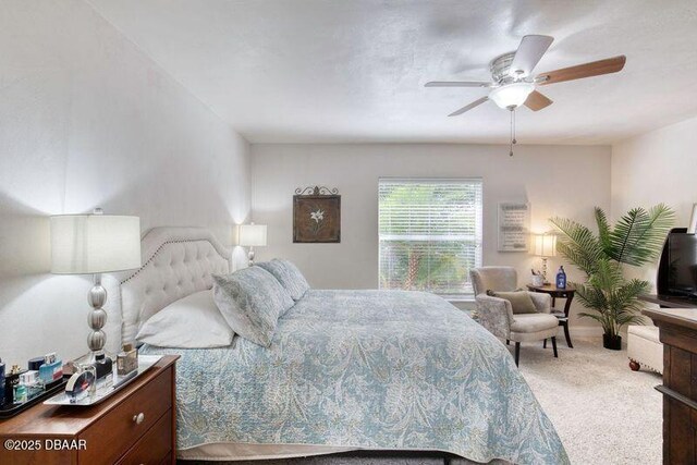 1465 Admiral Nimitz Ave, Daytona Beach, FL 32124 - carpeted bedroom with ceiling fan