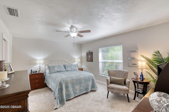 1465 Admiral Nimitz Ave, Daytona Beach, FL 32124 - carpeted bedroom featuring baseboards and ceiling fan
