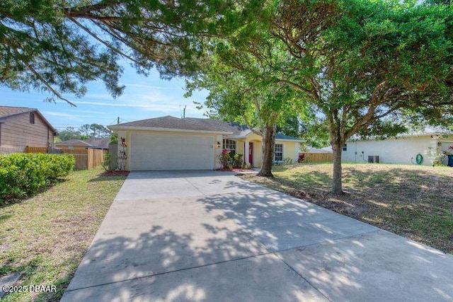 1465 Admiral Nimitz Ave, Daytona Beach, FL 32124 - ranch-style home with driveway and a garage