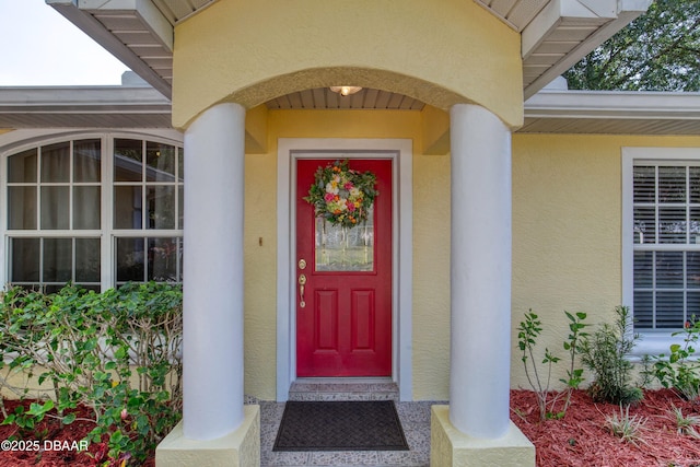 1465 Admiral Nimitz Ave, Daytona Beach, FL 32124 - property entrance featuring stucco siding
