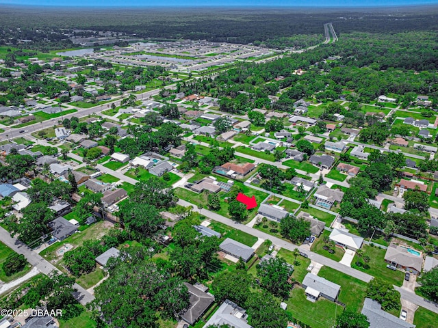 1724 Umbrella Tree Dr, Edgewater, FL 32132 - view of property location with a heavily wooded area