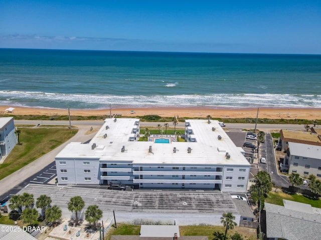 1926 Ocean Shore Blvd Unit 3120, Ormond Beach, FL 32176 - drone / aerial view with a beach view and a water view
