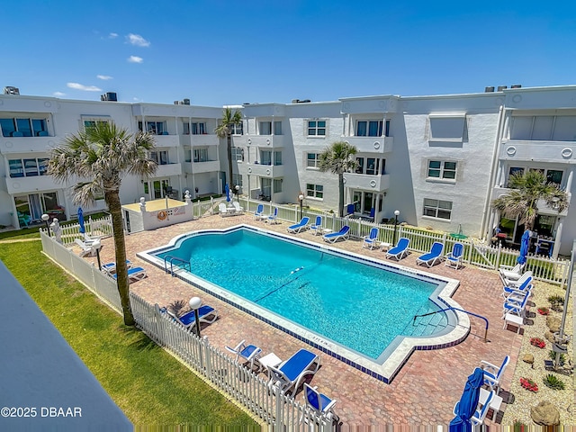 1926 Ocean Shore Blvd Unit 3120, Ormond Beach, FL 32176 - pool with fence and a patio