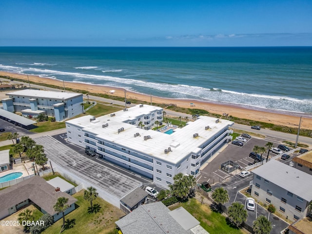 1926 Ocean Shore Blvd Unit 3120, Ormond Beach, FL 32176 - drone / aerial view featuring a view of the beach and a water view