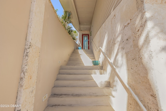 view of stairs