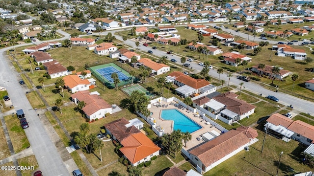 59 Cardinal Dr Unit A, Ormond Beach, FL 32176 - aerial view of property's location with a pool and nearby suburban area