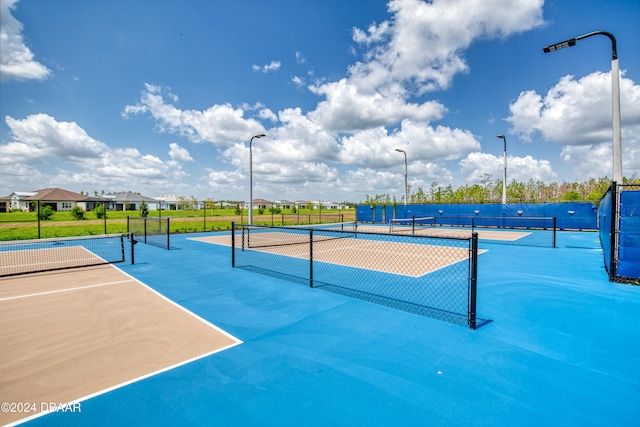 view of sport court