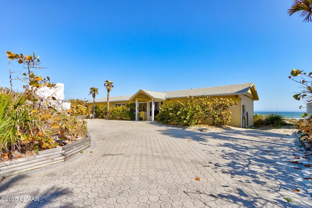 view of ranch-style house