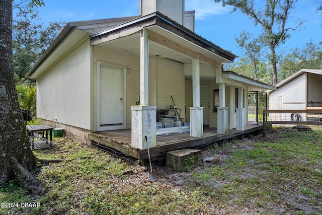 view of property exterior