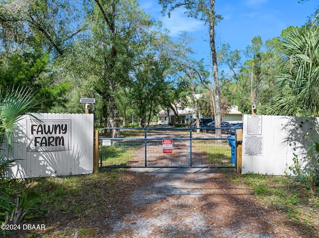 view of gate