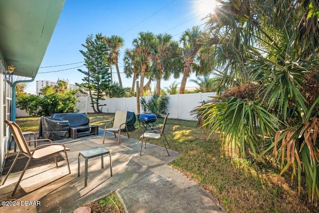 view of patio / terrace with grilling area