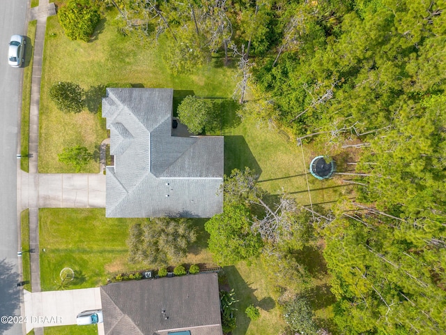 view from above of property