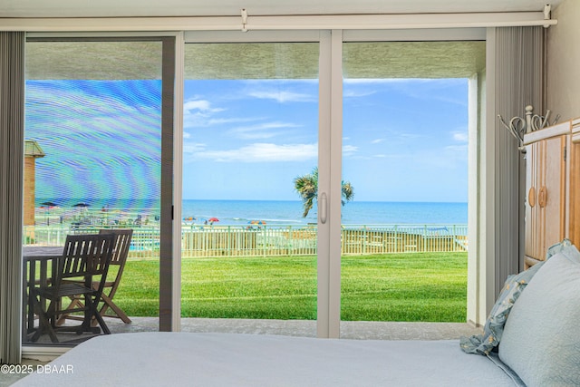 2545 S Atlantic Ave Unit 0102, Daytona Beach Shores, FL 32118 - entryway featuring a water view