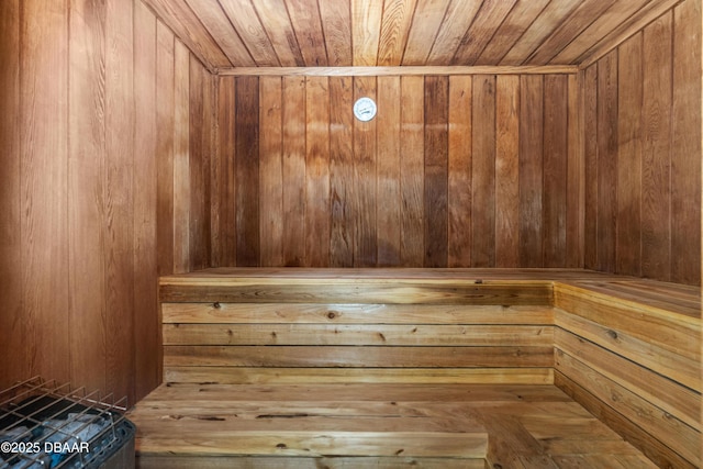 2545 S Atlantic Ave Unit 0102, Daytona Beach Shores, FL 32118 - sauna / steam room featuring wood walls and wood ceiling