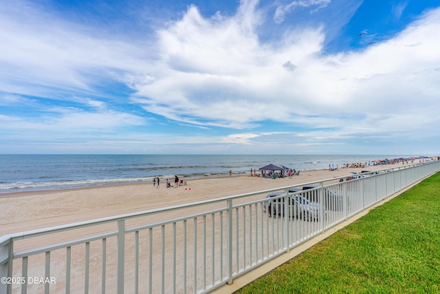 2545 S Atlantic Ave Unit 0102, Daytona Beach Shores, FL 32118 - water view featuring nearby beach
