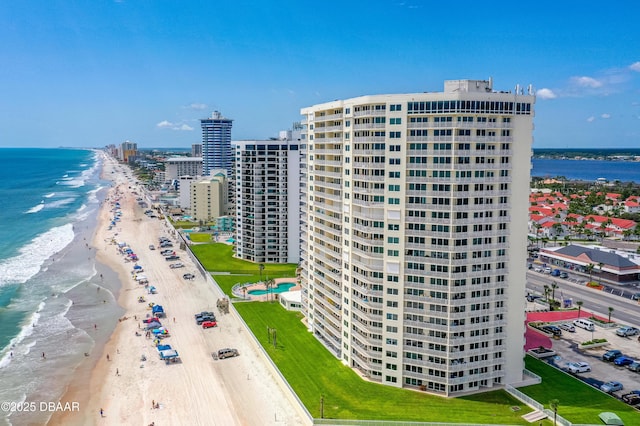 2545 S Atlantic Ave Unit 0102, Daytona Beach Shores, FL 32118 - drone / aerial view of extended coastline and apartment complex