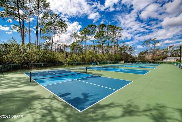 view of sport court