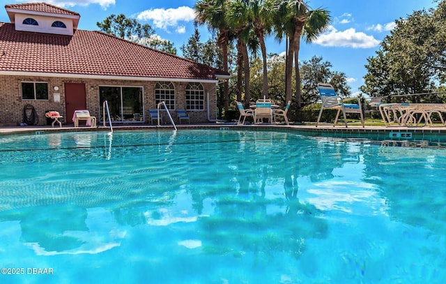 view of pool