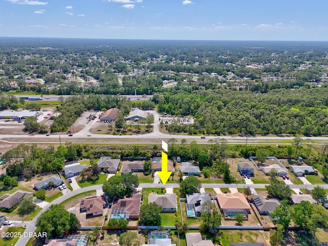 73 Foxhall Ln, Palm Coast, FL 32137 - aerial perspective of suburban area