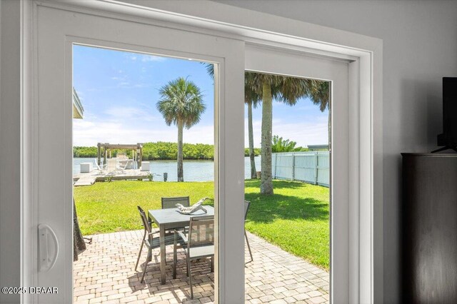 5967 Riverside Dr, Port Orange, FL 32127 - doorway featuring plenty of natural light